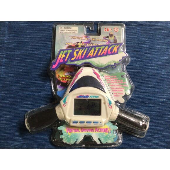 NOS Sealed Vintage Jet Ski Attack Handheld Electronic Game TS-1340 801A - Picture 1 of 6